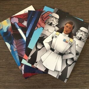 Disney Star Wars: Women of Star Wars postcards bundle #15 (Set of 5)